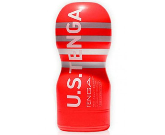 Мастурбатор TENGA Deep Throat US, TPE, белый, 18,1 см, фото , изображение 2