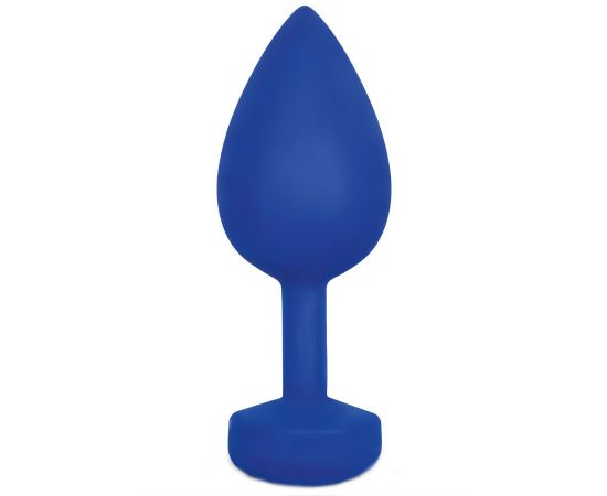 Анальная пробка Gvibe Gplug, с вибрацией, синяя 10,5 см, фото  Анальная пробка Gvibe Gplug, с вибрацией, синяя 10,5 см, фото