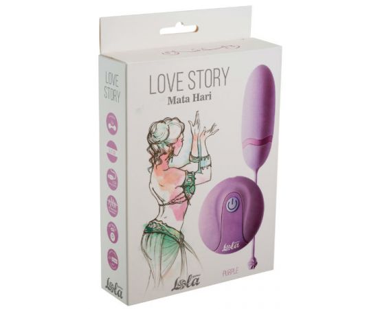 Виброяйцо на пульте управления Love Story Mata Hari purple 1800-02Lola, фото 
