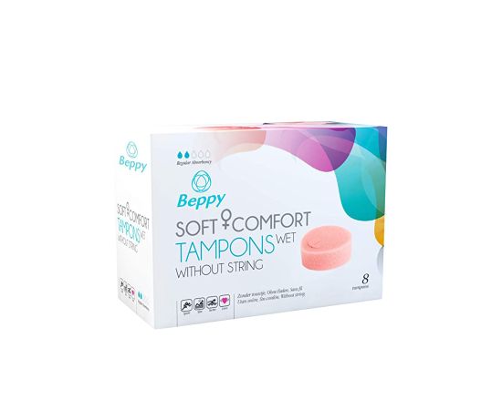 Тампоны Гигиенические Beppy Soft & Comfort WET, фото 