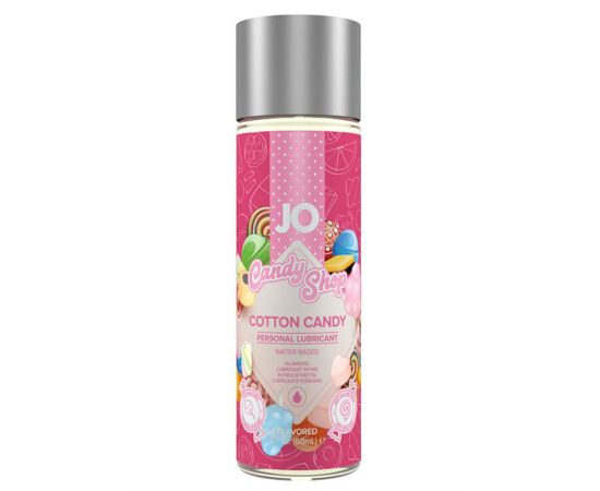 Вкусовой Лубрикант JO Candy Shop Cotton Candy Сахарная Вата 60 мл, фото 