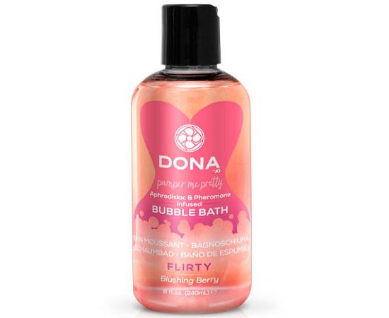 Пена Для Ванны Dona Bubble Bath Flirty Aroma: Blushing Berry, 240 мл, фото 