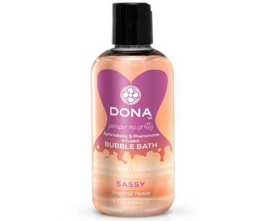 Пена Для Ванны Dona Bubble Bath Sassy Aroma: Tropical Tease, 240 мл, фото 