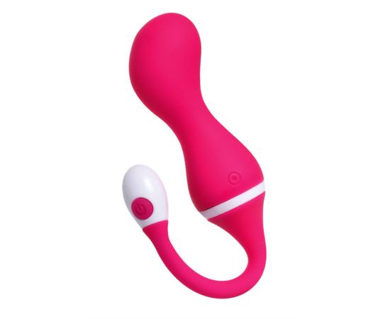 Вагинальные вибро-шарики с подогревом Jos Viki розовый, фото 