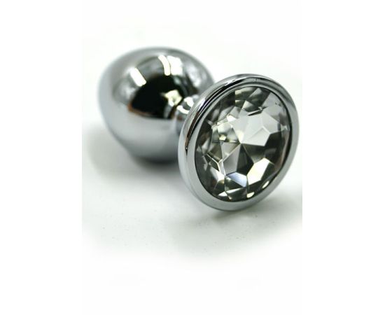 Анальная пробка Kanikule "Small" из алюминия clear, фото 