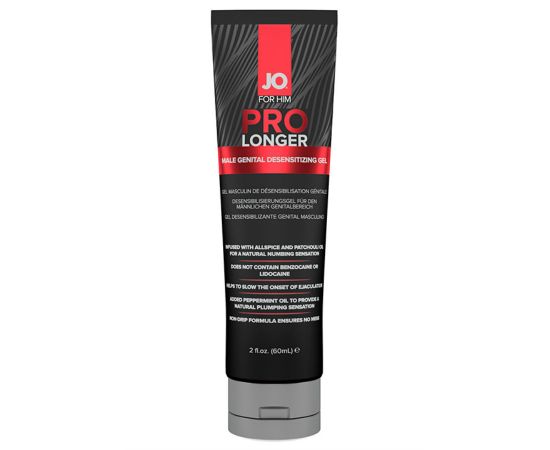 Крем-пролонгатор JO Prolonger Gel для мужчин, умеренного действия 60 мл, фото  Крем-пролонгатор JO Prolonger Gel для мужчин, умеренного действия 60 мл, фото