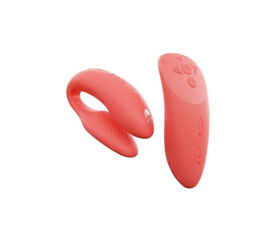 Вибратор с клиторальным стимулятором We-Vibe Chorus, Crave Orange, фото 