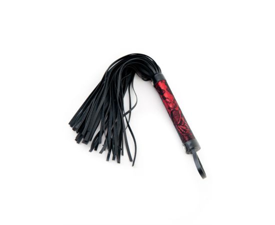 Флоггер TOYFA Marcus С Кружевной Ручкой, 38 см, Красный, фото 