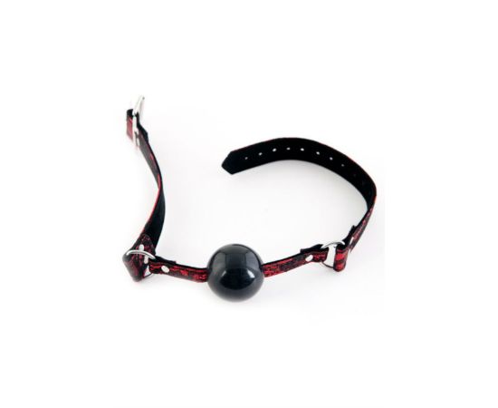 Кляп Силиконовый TOYFA Marcus На Кружевном Ремешке, Красный, фото 