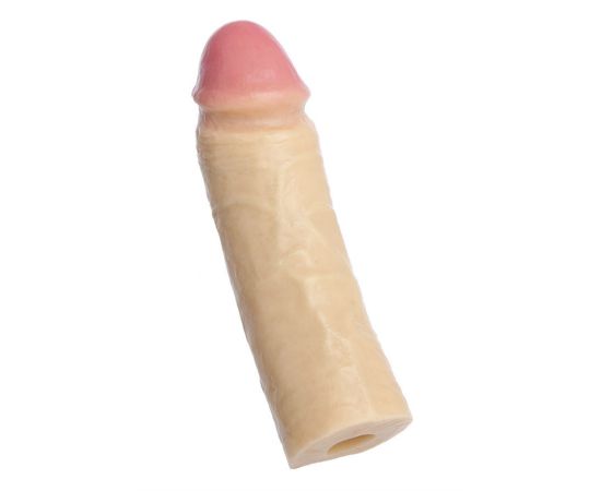 Фаллоимитатор-насадка RealStick #441, телесный, 18,5 см, фото 