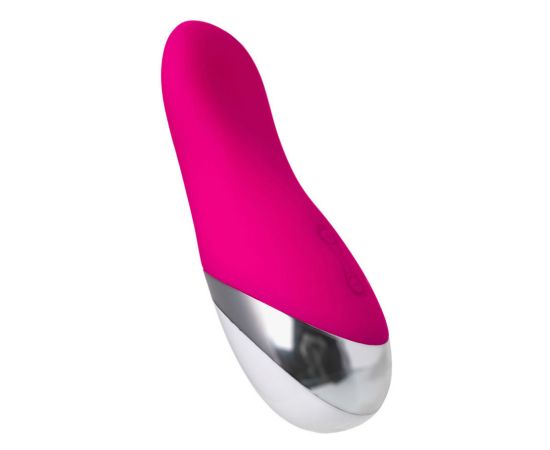 Мини-вибратор L'EROINA, силикон, розовый, 11 см, фото 