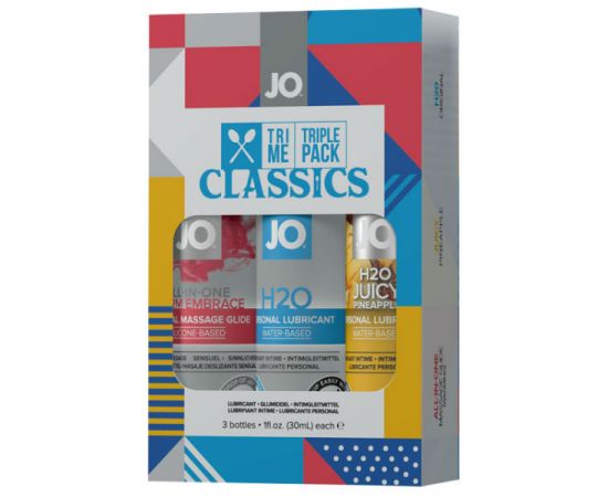 Набор лубрикантов Tri-Me Triple Pack - Classics, фото  Набор лубрикантов Tri-Me Triple Pack - Classics, фото