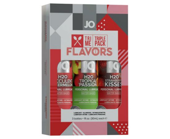 Набор лубрикантов Tri-Me Triple Pack - Flavors, фото 