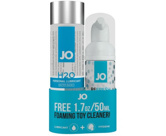 Набор JO лубрикант H2O 120 мл + очиститель TOY CLEANER 50 мл, фото 
