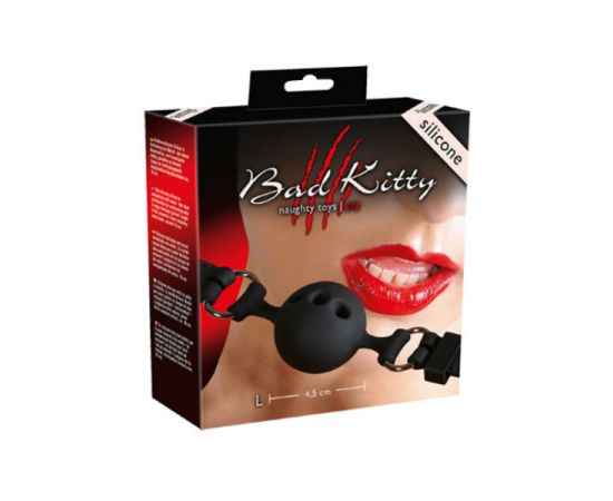 Кляп Силиконовый Bad Kitty, 4.5 см, фото 