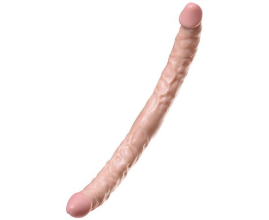 Фаллоимитатор Двусторонний TOYFA RealStick Nude Реалистичный, PVC, Телесный, 42.5 см, фото 