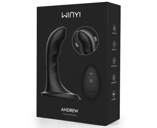 Стимулятор простаты Winyi Andrew, черный, фото 