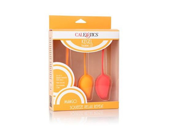 Набор вагинальных шариков в виде манго Kegel Training Set Mango, фото 