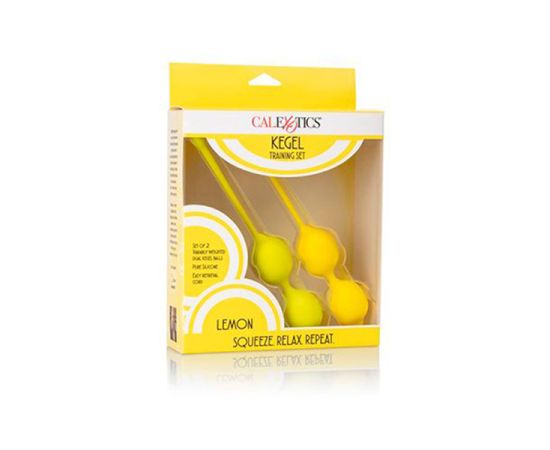 Набор вагинальных шариков в виде лимонов Kegel Training Set Lemon, фото 