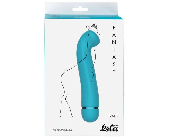 Перезаряжаемый вибратор Fantasy Raffi Blue, фото , изображение 2