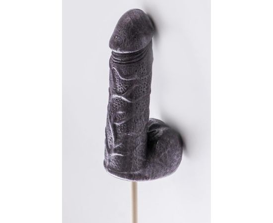 Карамель На Палочке "Мега Мистер", Черная, 140 г, фото 