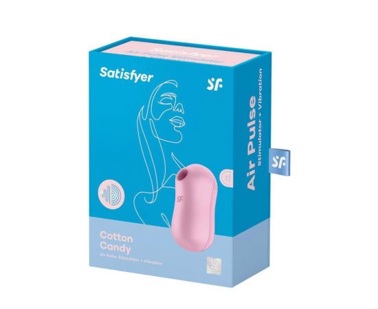 Бесконтактный Вакуумный Стимулятор Клитора Satisfyer Cotton Candy, Светло-Красный, фото , изображение 12