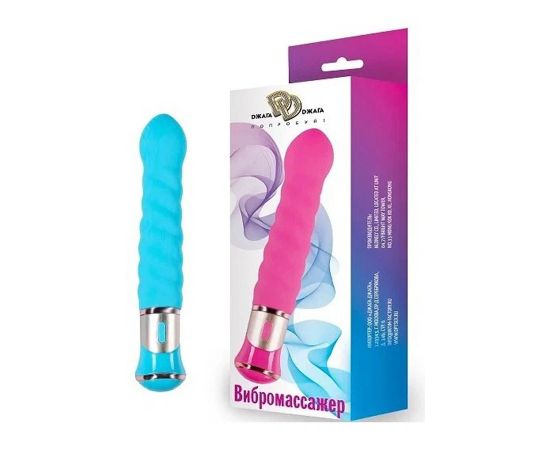 Вибромассажер Джага-Джага Голубой, фото 