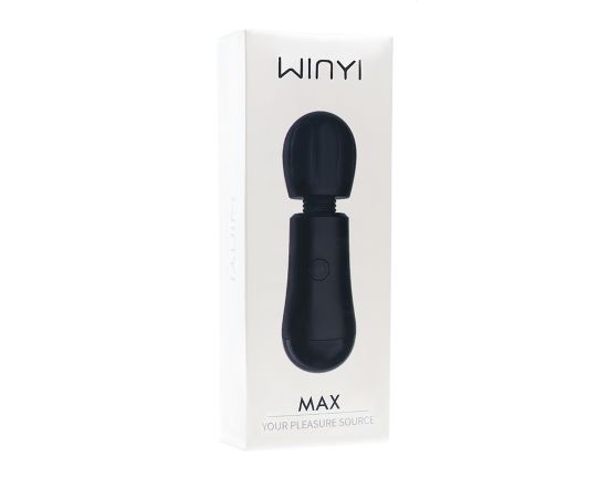 Мини-вибратор WINYI Max, Черный, 12 см, фото , изображение 2