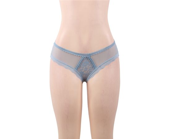 Трусики Кружевные Голубые LOVEBUTIK XS-S, фото , изображение 2