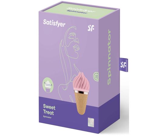 Мини-вибратор Satisfyer Sweet Treat Pink/Brown, фото , изображение 3