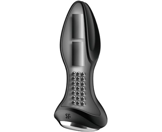 Анальный Вибростимулятор Satisfyer Rotator Plug 1 Connect App, Черный, фото , изображение 2