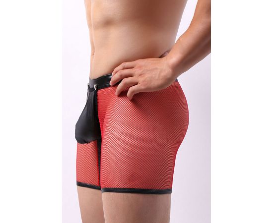 Трусы Мужские LOVEBUTIK Красная Сетка XS, фото , изображение 2 Трусы Мужские LOVEBUTIK Красная Сетка XS, фото , изображение 2