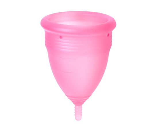 Менструальная Чаша Силиконовая Штучки-Дрючки S, Розовая, фото 