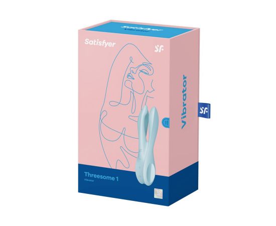 Вибратор Satisfyer Threesome 1 Light Blue, фото , изображение 2