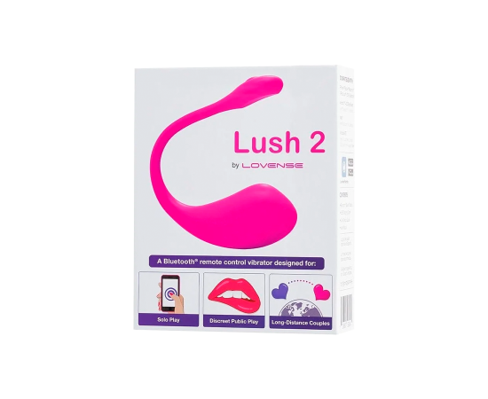 Виброяйцо LOVENSE Lush 2, Розовое, фото 
