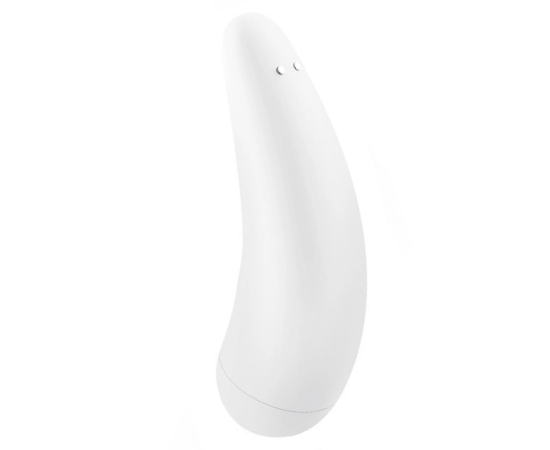 Бесконтактный вакуумный стимулятор клитора Satisfyer Curvy 2+, белый, фото 