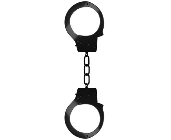 Наручники Металлические Handcuffs For Naughty Pleasure, Черные, фото 