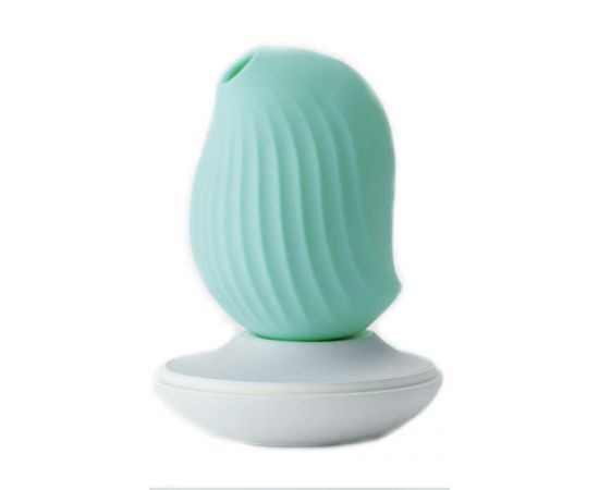 Мини-вибратор Cuddly Bird с функцией вакуумной стимуляции, нежно-зеленый, фото 