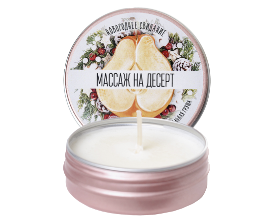 Массажная Свеча Yovee By Toyfa "Массаж На Десерт", С Ароматом Карамельной Груши, 30 мл, фото 