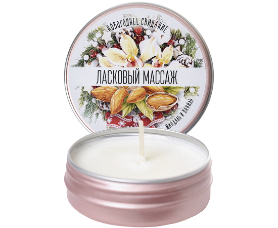 Массажная Свеча Yovee By Toyfa "Ласковый Массаж", С Ароматом Миндаля И Ванили, 30 мл, фото 