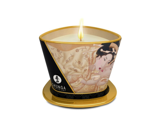 Массажное Аромамасло В Виде Свечи Shunga "Ванильный Фетиш", 170 мл, фото 