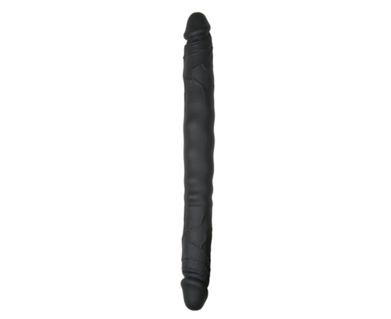 Двухсторонний фаллоимитатор Easy Toys, Double Ended Dildo, черный, 40 см., фото 