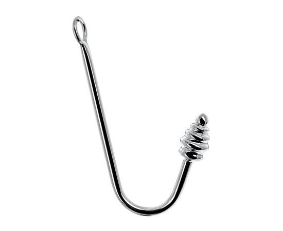 Анальный крюк, TOYFA Metal, серебристый, фото 