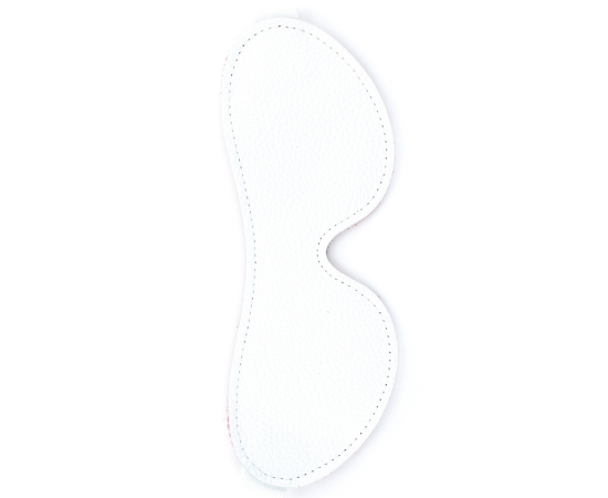 Маска Кожаная BDSM Арсенал, Белая, фото 