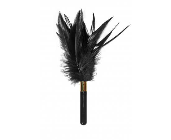 Щекоталка С Перьями Burlesque Plume, Черная, фото 