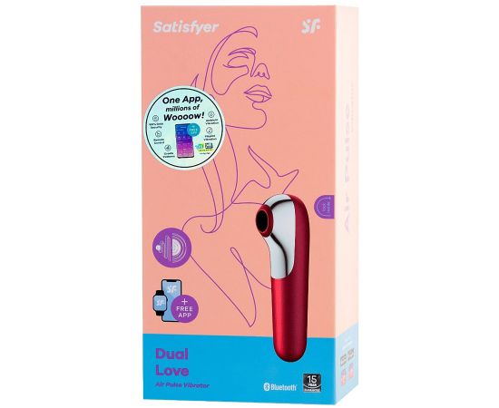 Бесконтактный Вакуумный Стимулятор Клитора Satisfyer Pro Dual Love, Розовый, фото , изображение 4