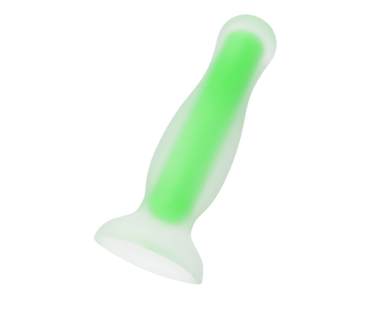 Анальная Втулка Светящаяся В Темноте Beyond by Toyfa Victor Glow, Силикон, Прозрачный, 10.5 см, фото 