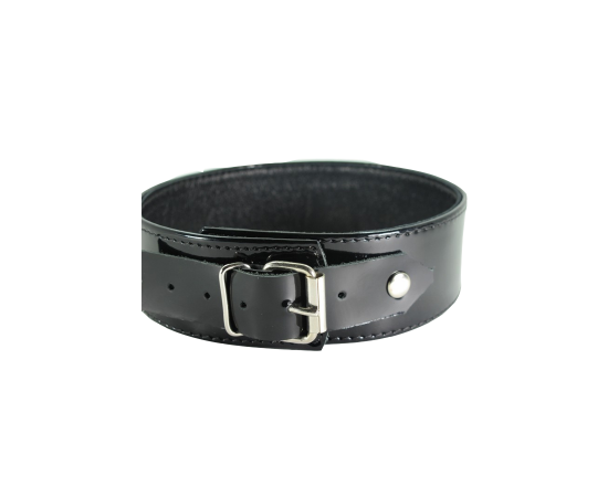 Ошейник Кожаный С Мягким Подкладом На Пряжке, фото 