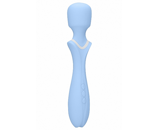 Вибратор Jiggle Wand, голубой, фото 