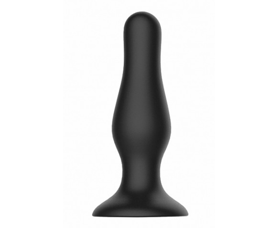 Анальная пробка со смещенным центром тяжести №67 Self Penetrating Butt Plug, черная, фото 